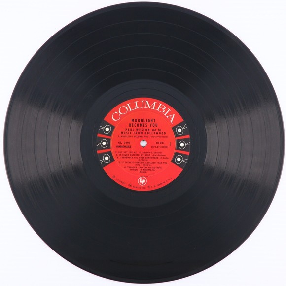 Paul Weston Hollywood Music Moonlight Becomes You 1956 Mono 12" LP Record CL 909 - Picture 11 of 16